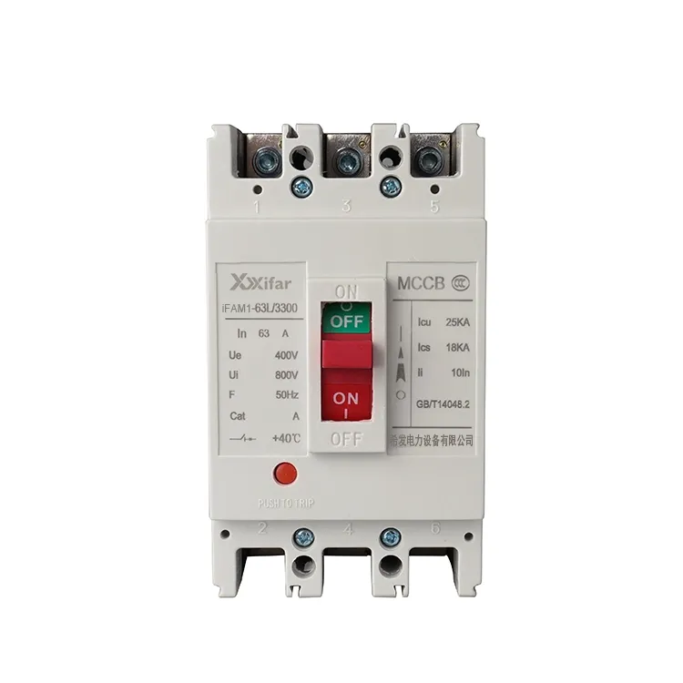 63a 4p Tpn Mccb med hjelpekontakter