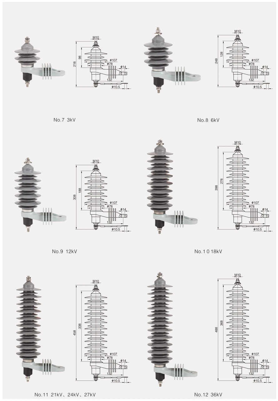 Metal Oxide Lightning Arrester In Electrical Substation Metal Oxide Lightning Arrester In Electrical Substation